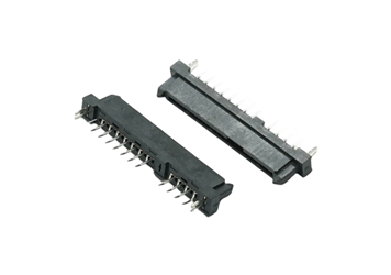 SATA 7+15P 双排母座无隔板DIP